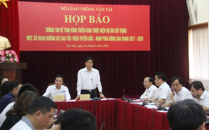 Ngày 30/9, đồng loạt khởi công 3 dự án cao tốc Bắc -Nam