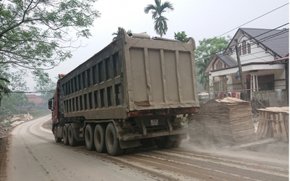Kiến nghị Yên Bái xử lý nghiêm xe cơi thùng chở quá tải