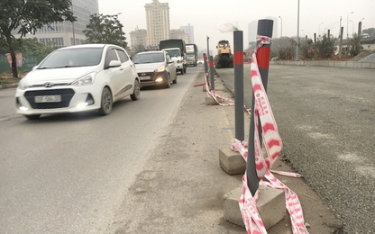 Hà Nội rào chắn 1/2 mặt đường Đại lộ Thăng Long từ 10/2 - 20/20