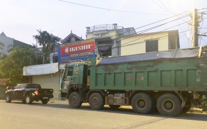 8 giờ thi gan cùng TTGT Hà Nội, xe quá tải bị phạt 56 triệu