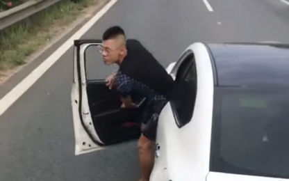 Phạt nặng thanh niên 'hổ báo' cầm cờ lê gây sự với lái xe tải