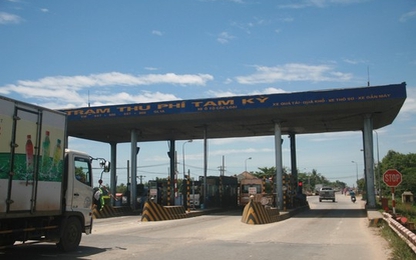 Dừng thu phí đường bộ tại Trạm thu phí Tam Kỳ từ ngày 20/7