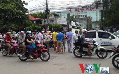 Cầu vượt bộ hành trước viện K sắp hoàn thành