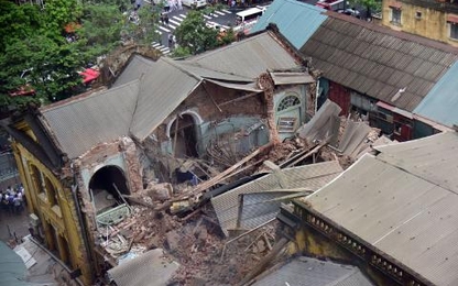 Bộ GTVT truy hồ sơ biệt thự sập ở 107 Trần Hưng Đạo