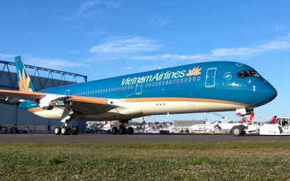 Vietnam Airlines đưa máy bay Airbus A350 mới vào bay quốc tế