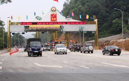 Chính thức thu phí Quốc lộ 6 đoạn Xuân Mai-Hòa Bình