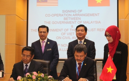 Việt Nam – Malaysia ký thoả thuận hợp tác hàng không dân dụng