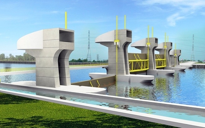 TP.HCM chi 10.000 tỷ xây cống ngăn triều chống ngập