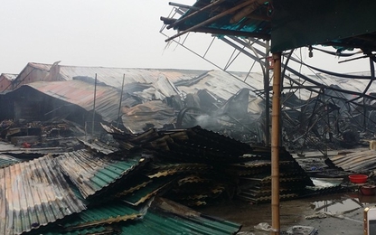 Vụ cháy chợ Phủ Lý: Thiệt hại 10 tỷ