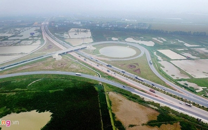 Toàn cảnh quốc lộ Hà Nội - Bắc Giang vừa khánh thành