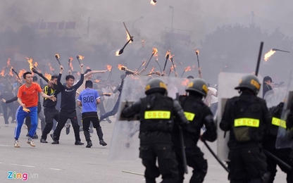 Toàn cảnh diễn tập chống bạo động bảo vệ Đại hội Đảng