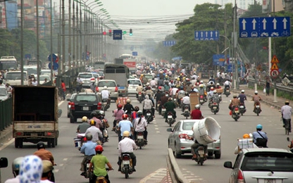 Ba tuyến đường huyết mạch ở quận Hoàng Mai được "thay áo"