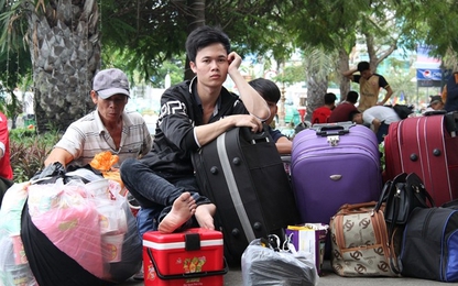 Ga Sài Gòn đón hơn 26.000 lượt khách về quê