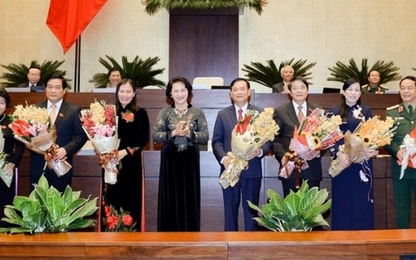 7 tân lãnh đạo vừa được Quốc hội bầu chiều 5/4