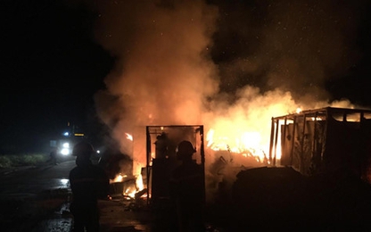 Cháy lớn tại dự án thép nghìn tỉ ở Vũng Áng