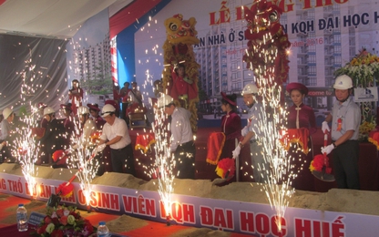 Khởi công dự án khu nhà ở sinh viên Đại học Huế