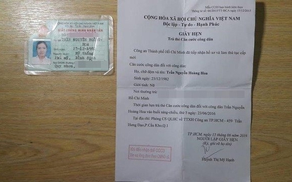 CMND cắt góc có được lên máy bay?