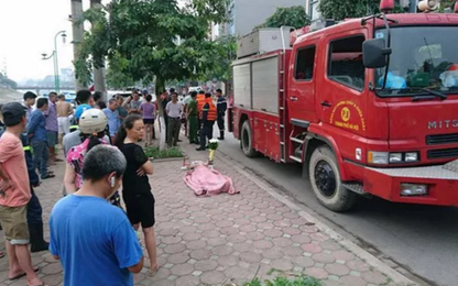 Phát hiện thi thể một phụ nữ dưới sông Tô Lịch