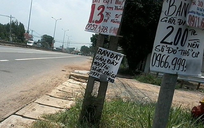 Không có người mua, cò đất sân bay Long Thành vẫn 'hét' giá