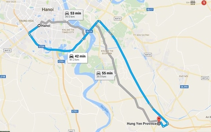 900 tỷ đồng xây tuyến đường liên tỉnh nối Hà Nội-Hưng Yên