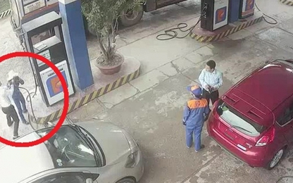 Đình chỉ công tác cán bộ ngân hàng đánh rách đầu nhân viên bán xăng