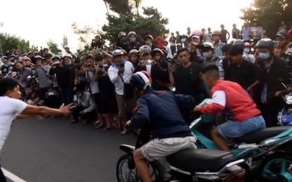 Các mức phạt với người cổ vũ đua xe trái phép
