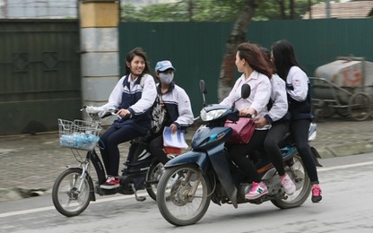 Cam kết không giao xe máy cho học sinh chưa đủ tuổi lái xe