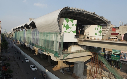 Đường sắt Cát Linh - Hà Đông sẽ chạy thử trong tháng 10