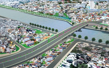 Khởi công xây dựng cầu Nhị Thiên Đường 1