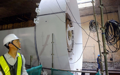 Cận cảnh robot TBM đào đường hầm 'khủng' cho tuyến metro TP.HCM