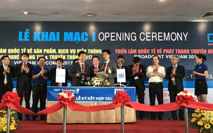 Khai mạc triển lãm quốc tế về dịch vụ viễn thông, công nghệ thông tin