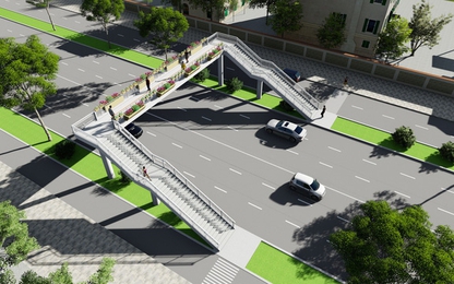 TP.HCM xây nhiều cầu đi bộ có kiến trúc đẹp