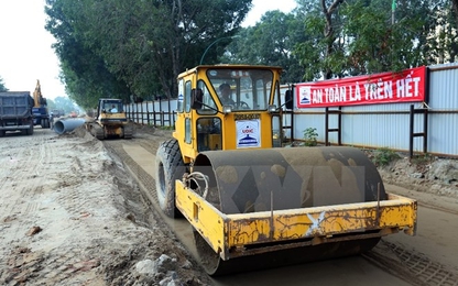 Động thổ cầu cạn Mai Dịch-cầu Thăng Long vào ngày 6/1/2018