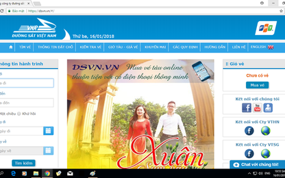 Xuất hiện website chào bán giá vé tàu cao hơn giá gốc