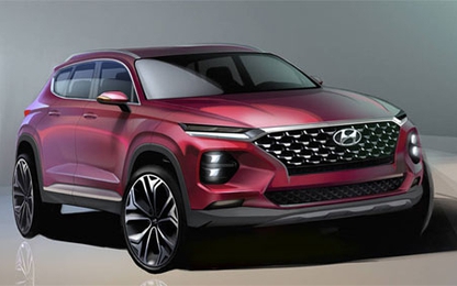 Hyundai Santa Fe thế hệ mới lộ diện