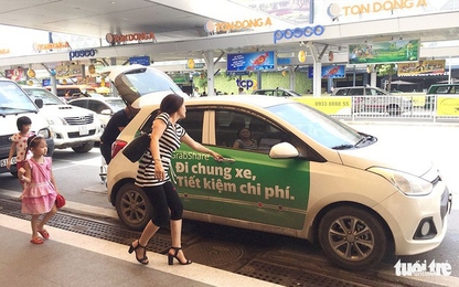 Cho thuê thân xe để quảng cáo Grab, chủ xe phải nộp thuế 7%