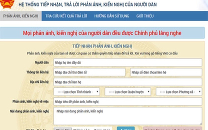 Chính phủ thiết lập Cổng dịch vụ công quốc gia