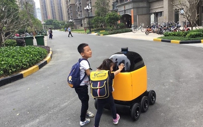 Robot vận chuyển "tiểu hoàng mã" đang đe dọa nghề shipper như thế nào?