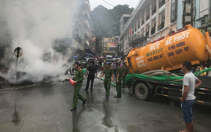 Phát hiện đám cháy ở Sapa, xe hút bể phốt tức tốc dập lửa