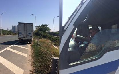 CSGT có được phép đỗ xe tại lề đường trên cao tốc bắn tốc độ?