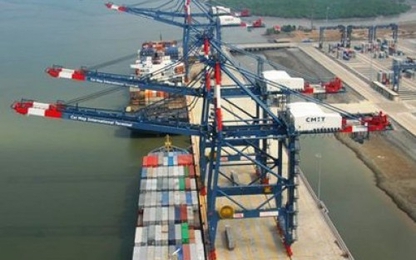 Xây dựng Trung tâm logistics, cảng tổng hợp Cái Mép hạ