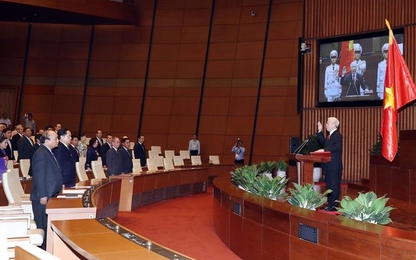 Tổng Bí thư Nguyễn Phú Trọng được bầu giữ chức Chủ tịch nước