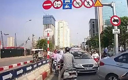 Phân biệt lỗi không đi theo chiều đi của mình, lỗi ngược chiều