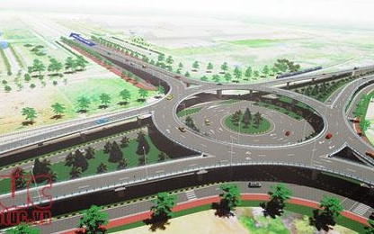 Đẩy nhanh tiến độ nút giao thông tại khu Kinh tế mở Chu Lai