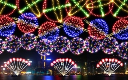 Hong Kong chi 29,5 tỷ đồng bắn 4,5 tấn pháo hoa Tết Nguyên đán