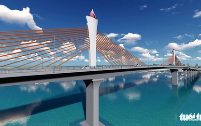 Khởi công cầu Cửa Hội bắc qua sông Lam nối Nghệ An với Hà Tĩnh