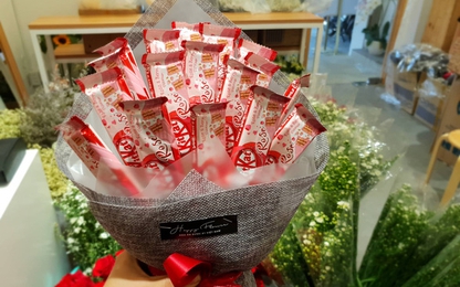 Hoa ăn được hút khách dịp Valentine
