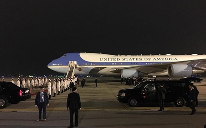 Chuyên cơ của Tổng thống Mỹ được bảo vệ thế nào tại Nội Bài?