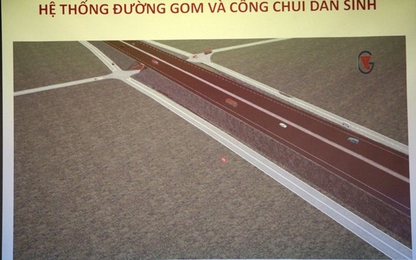 Đề xuất nâng tiêu chuẩn kỹ thuật đường gom dân sinh cao tốc Bắc-Nam