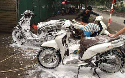 Đề xuất tăng 5% phí nước thải sinh hoạt của cơ sở rửa xe